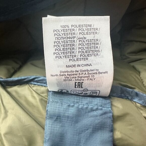 North Sails Long Sleeved Outerwear Jacket - Size XL - EUC - Essential Ocean Wear - Picture 15 of 15